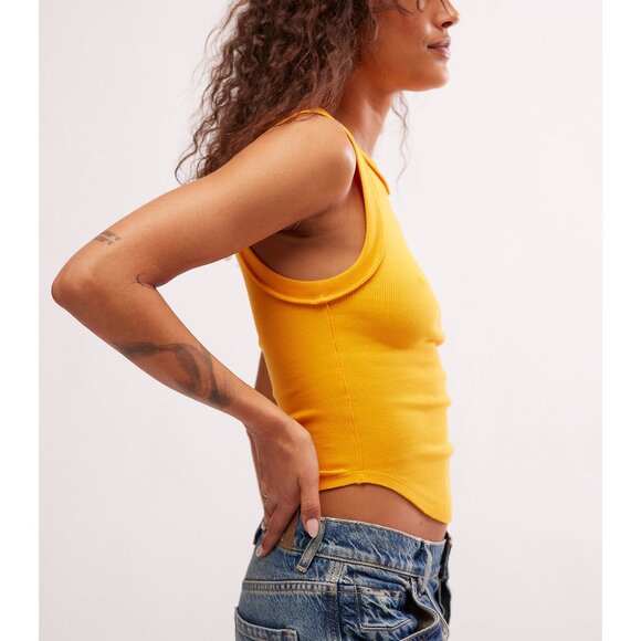 FREE PEOPLE Kate Tee / California Poppy - Picture 2 of 7